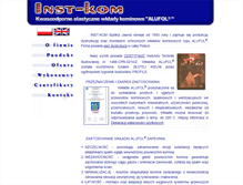 Tablet Screenshot of inst-kom.pl